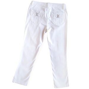 𝅺SALE 🛍️ NWT TRIBAL DENIME Nicolette Skimmer white denim jeans Womens 2 / 26